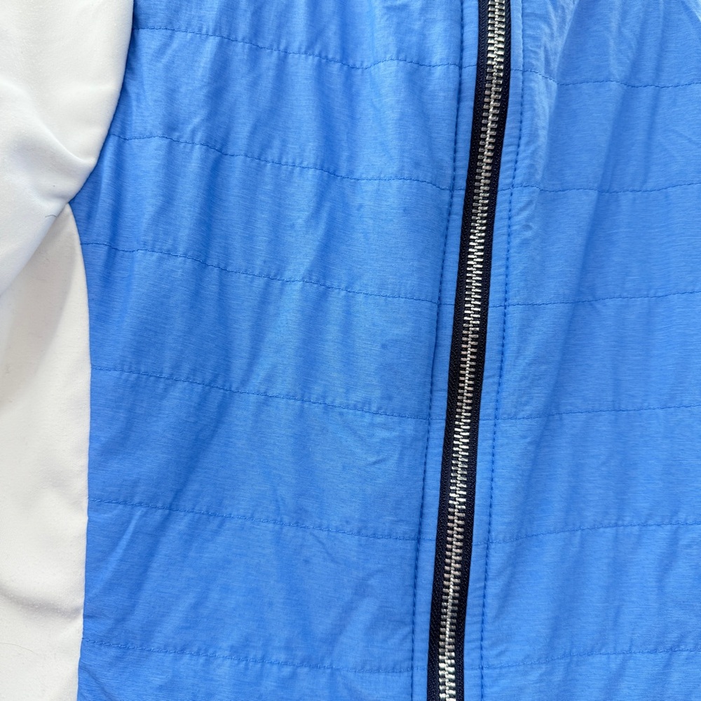 Peter Millar Lizzie Blue White Hybrid Vest Jacket Women’s Size XS Lightweight - Picture 4 of 8